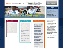 Tablet Screenshot of paramedic.emszone.com